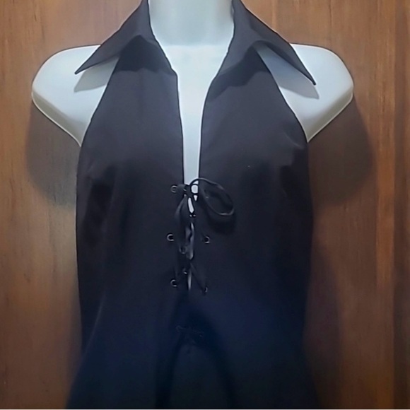 Lace-Up Romper By BEBE Size (M) - Picture 1 of 5